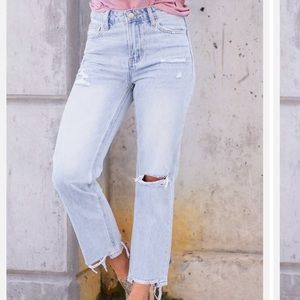 Vervet One Love 90s Vintage High Rise Relaxed Crop size 24